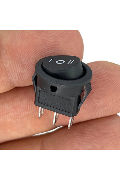 Swion IC-134E-5 Yuvarlak Mini Anahtar ON-OFF-ON 3P