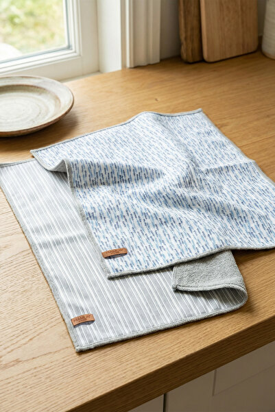 HAMUR Prosop de bucătărie din microfibră, set de 2 cârpe pentru uscat vase și...