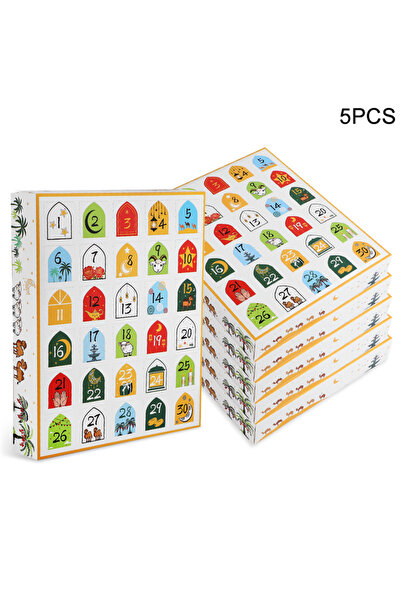 Choice Other 5Pcs 5pcs Eid Countdown Advent Calendar Gift Box Ramadan Empty C...