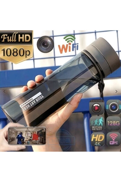 Electronic SPY كاميرا صغيرة بدقة 1080 بكسل في زجاجة ماء - رؤية ليلية، تسجيل ح...
