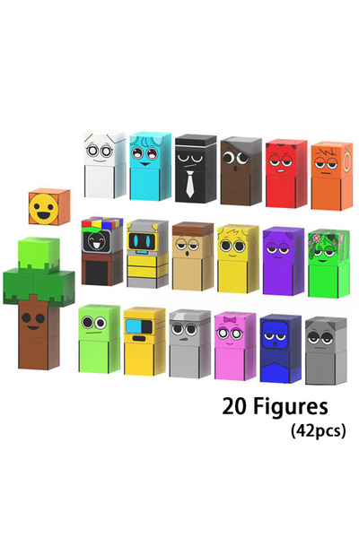 Choice6 مجموعة مكعبات مغناطيسية للبناء مكونة من 42 قطعة من سبرونكي ماين وورلد...