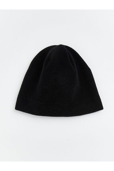 LC Waikiki Lcw Accessories Black Plain Boy's Beret with Nevavm Difference