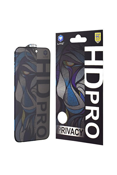 Lito Protector de ecran pentru iPhone 13 Pro Max / 14 Plus - HD Pro Privacy -...