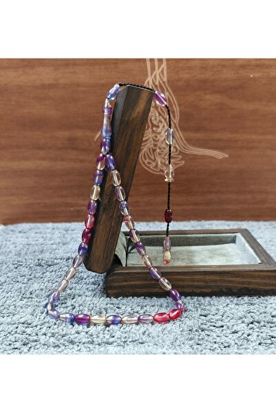 İnan Tesbih Mini Size, Ankle Length, Barley Cut Amber, Master Crafted by Ambe...