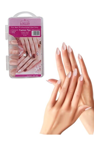 Lollis مجموعة أظافر صناعية من لوليس مكونة من 100 قطعة