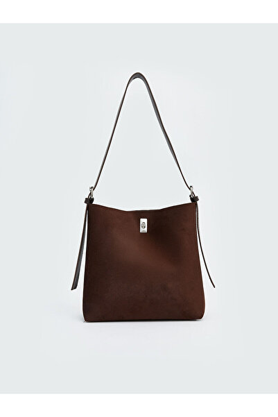 LC Waikiki Peak New Season Suede Look Women's Shoulder Bag