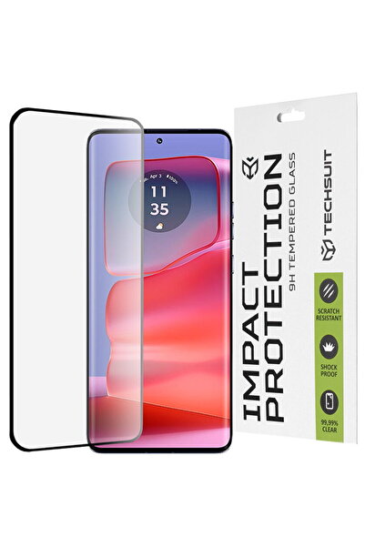 Techsuit Protector de ecran pentru Motorola Edge 50 Pro - Acoperire completă ...