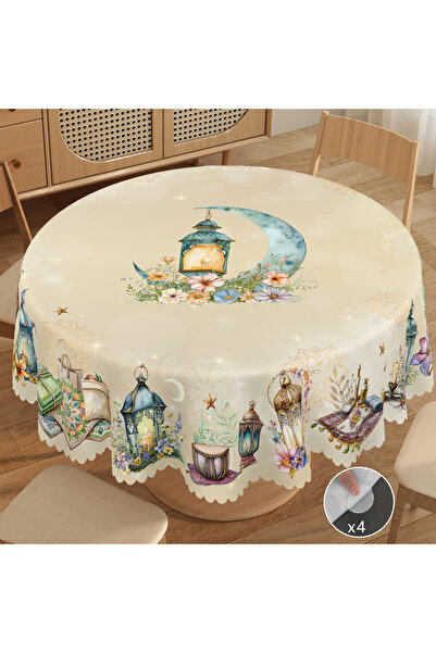 Choice 152X152Cm Zy008 1 Piece of Muslim Ramadan Round Tablecloth, Available ...