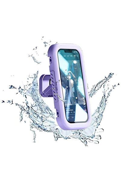 Techsuit Suport pentru Telefon Retractabil, Impermeabil - (LC-999) - Purple