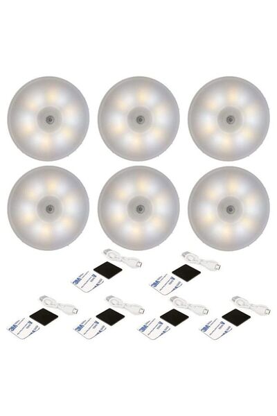 Arabest Motion Sensor Night Light,USB Rechargeable Human Body Induction Night...