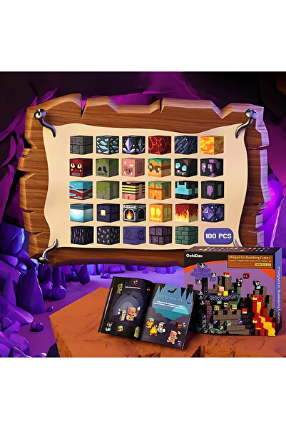 Choice 100pcs Creative Building Blocks Magnetic Mine World Bricks Cube Magnet...