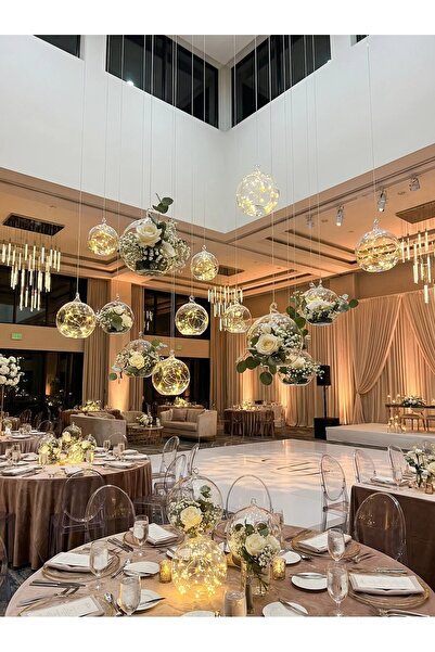 Candle Vase ASMA CAM FANUS SETİ - 3'LÜ EL İŞÇİLİĞİ-DEKORATİF FANUS-MUMLUK-VAZO