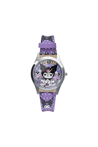 Choice purple klm Sanrio Children Watches Kuromi Hello Kitty Silicone Strap Q...
