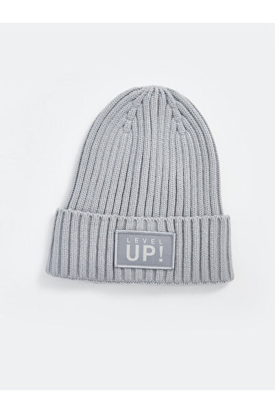 LC Waikiki Ozmarka New Season Label Embroidered Boys' Knitwear Beanie