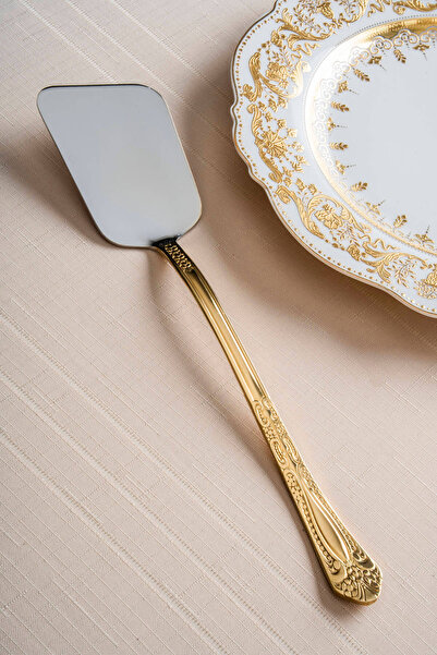 ACAR ملعقة تقديم ذهبية من كارات ستار - 30 سم