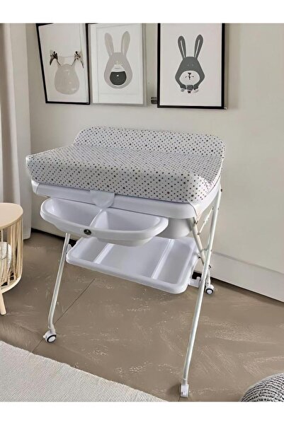 Generic طاولة غيار مع مروش رسمة نجوم