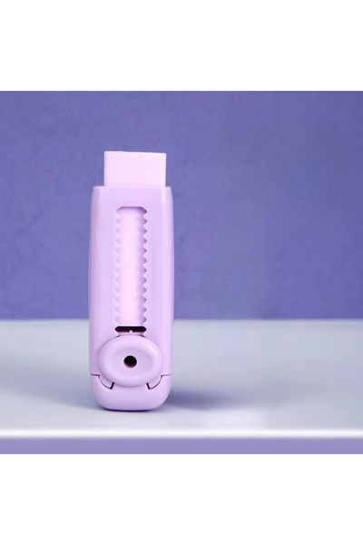 Choice3 XP7250- ممحاة إبداعية قابلة للسحب والدفع، لون بنفسجي، مناسبة للكتابة ...