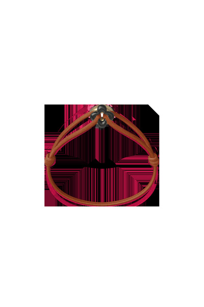 Wecord London Mini Black Clover Cord Bracelet