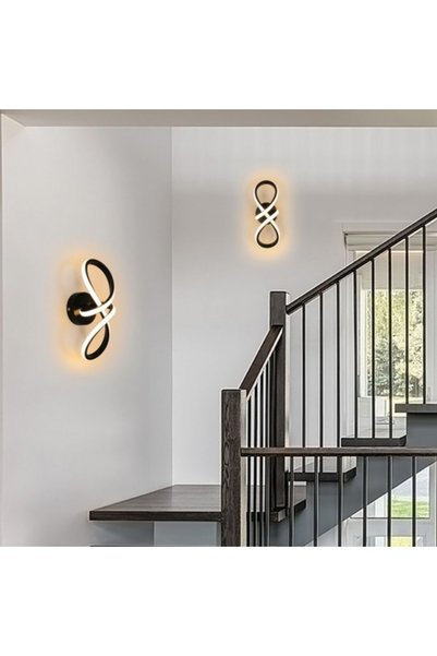 proled Lampă de perete LED 44W ACR-8084 Neagră, Lumină reglabilă 3000K-4200K-6500K
