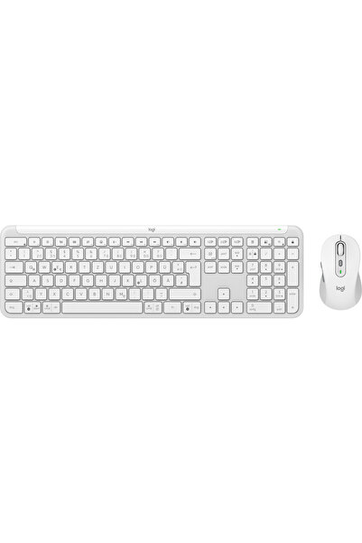 logitech 920-012491,Bluetooh, Wireless, Layout US + Mouse Optic, Wireless, Alb