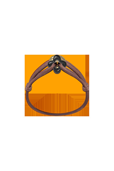 Wecord London Black Clover Cord Bracelet