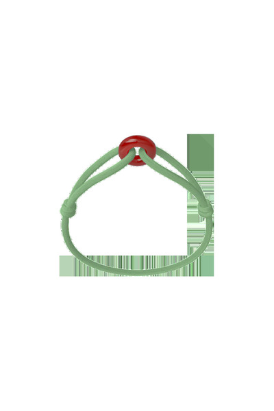 Wecord London Red Soho Cord Bracelet