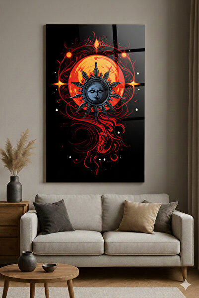 BLT DİZAYN Sun & Moon Mandala – Mystical Energy Art