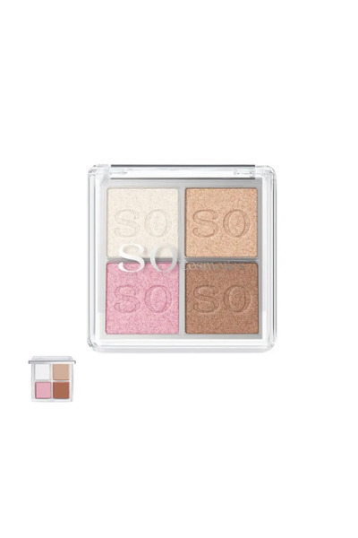 ALSOCosmetics هايلايتر كاتش مي سو كوزمتيك - glow face palette Catch me ALSO C...