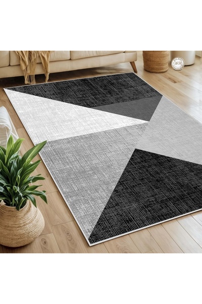 Artenova Covor multicolor Phell, 80 x 150 cm, poliester, lavabil, antiderapan...