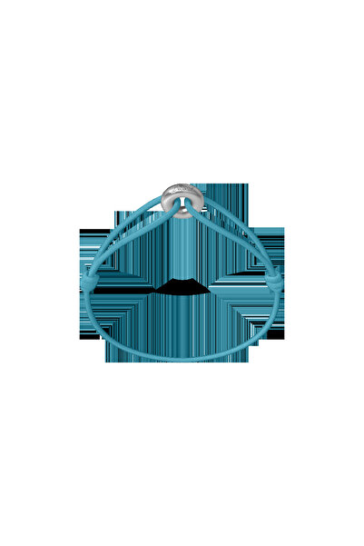 Wecord London Mini Silver Soho Cord Bracelet