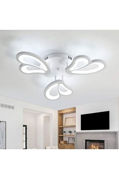 proled LED Butterfly Chandelier 66W, 3 Arms with Remote