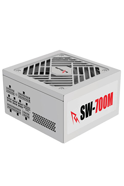 SPEARPC computer Power Supply-Modular SW700M 80PLUS 700W PSU PCIe 5.0 in White