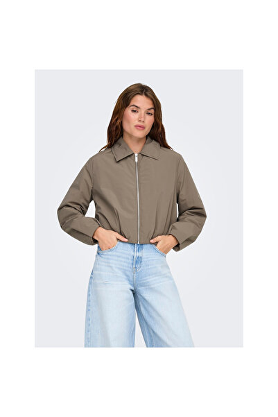 ONLY Joy Life Kadın Kahverengi Ceket (15361434-WAL)