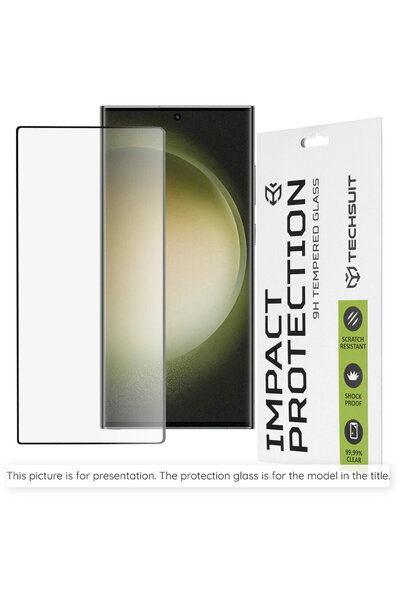 Techsuit 111D Full Cover / Full Glue Glass - Black for Motorola Moto G04 / G0...