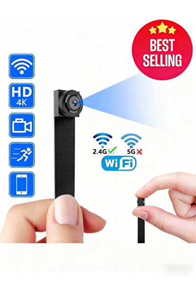 Electronic SPY كاميرا واي فاي 1080 بكسل - رؤية ليلية، كاشف حركة، لسلامة الحدي...
