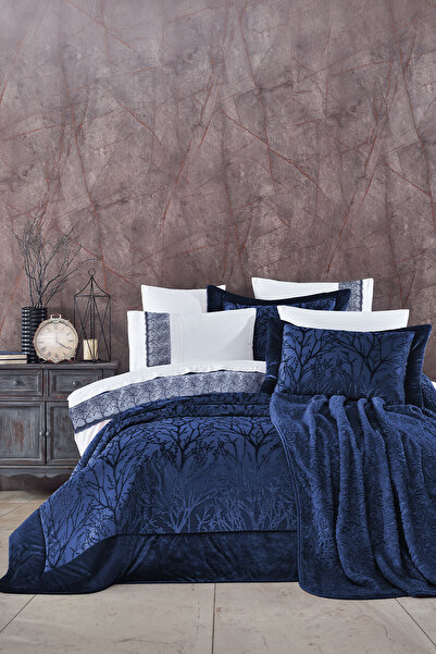 Elart Spring Dowry Package 10 Pieces (270X260 cm) Navy Blue