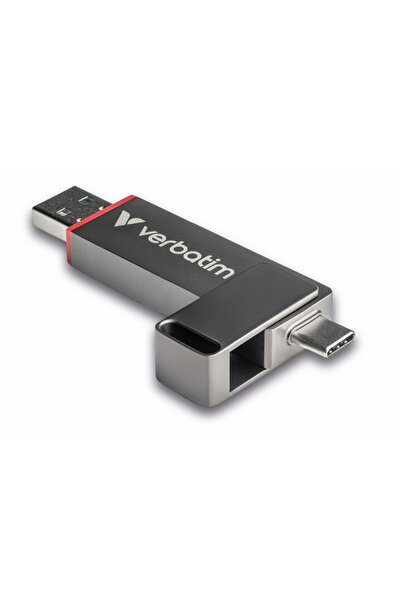 Verbatim USB Memory USB-C/USB-A USB 3.2 Gen 1 Dual Connectivity 1TB Gray