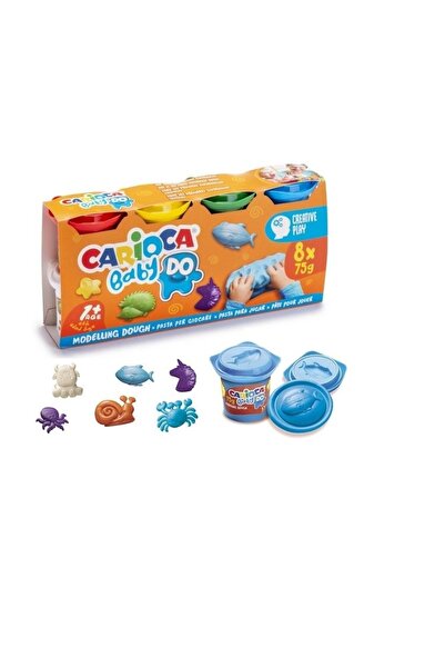 CARIOCA Plastilina moale pentru copii 8 culori/set, Baby