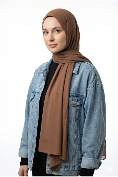 lavinscarfs Lavin Scarfs Daily Collection Viscose Shawl Dark Brown