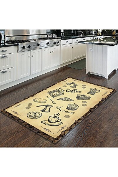 Artenova Covor Bucatarie cu print digital 3D, 80X150cm, poliester 100%, antid...