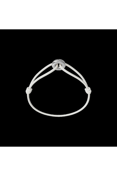 Wecord London Mini Silver Soho Cord Bracelet