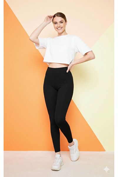 THIFF GYMWEAR Black High Waist Firming and Gathering Winter Stretchy Diver Fa...