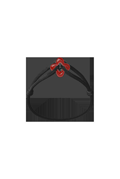 Wecord London Red Clover Cord Bracelet