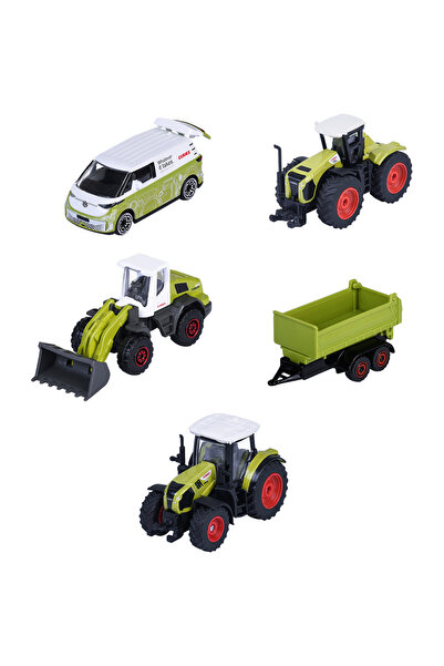 Majorette Σετ Claas Farm με 5 οχήματα