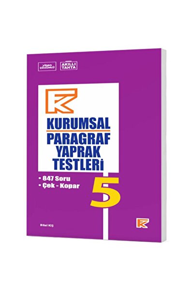fenomen okul FK 5 KURUMSAL PARAGRAF YAPRAK TESTLERİ