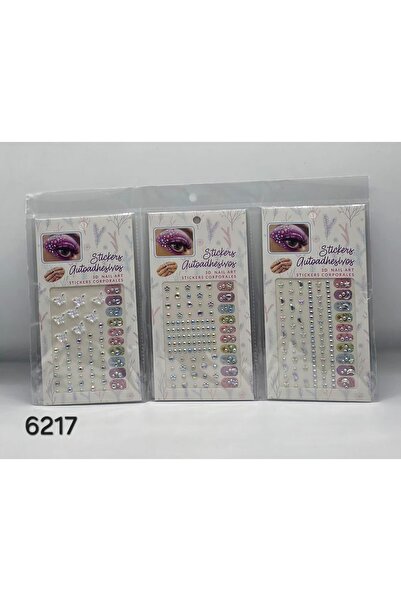 HADEEL GIJAMAI ملصقات جواهر كرستاليه ذاتيه اللصق متععده الالوان لفن الاظافر و...