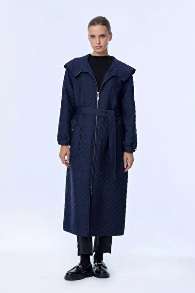 Zühre Kapüşonlu Fermuarlı Cep Detaylı Giy Çık 13997