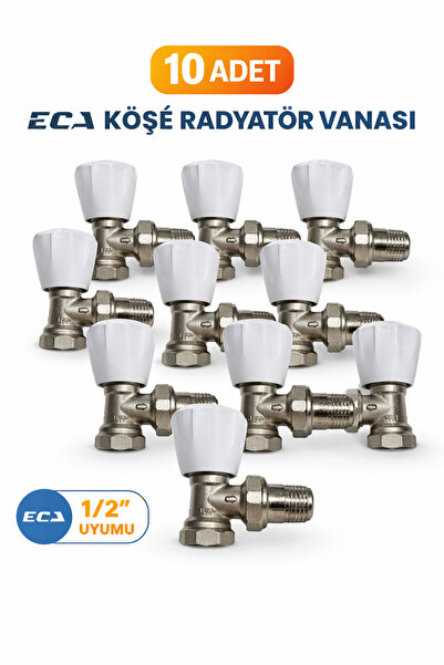 Eca KÖŞE RADYATÖR VANASI 10 ADET