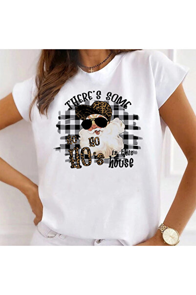 Kartier Tricou Dama Alb Badass Santa