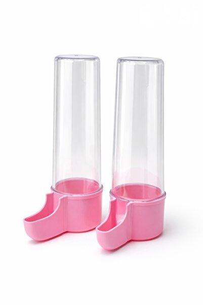 Papağanhane 100 ML İkili Kuş Suluğu Pembe | Muhabbet Kanarya Forpus Cennet Su...
